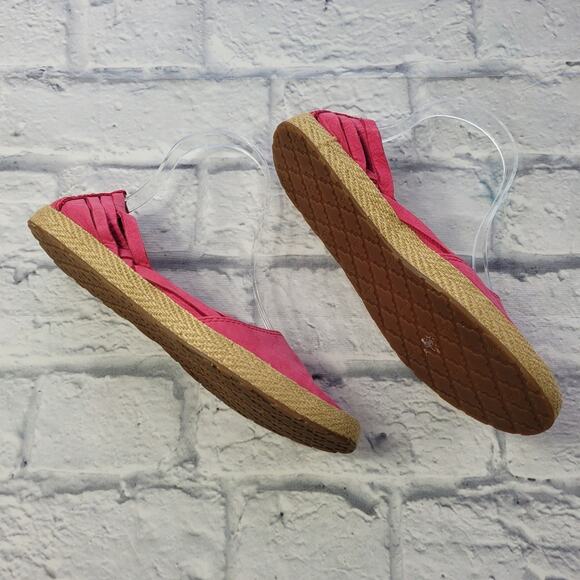 UGG Bright Barbiecore Pink Suede Tippie Espadrilles size 6 - Picture 7 of 15